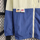 Jaqueta Corta Vento Nike 23/24 - Bege e Azul - FUT REAL